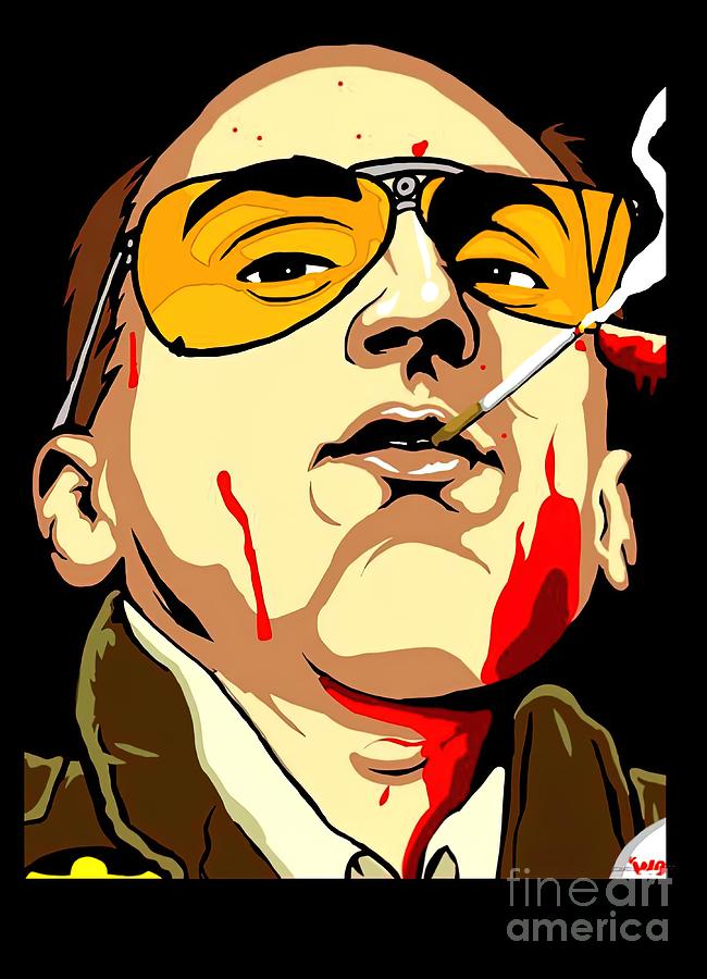 Taxi Driver Fear And Loathing In Las Vegas Painting by Patel Mason ...