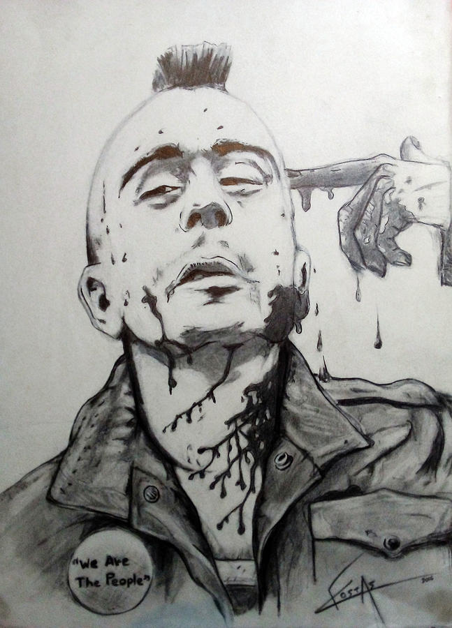 Drawing I did from Taxi Driver  rdrawing