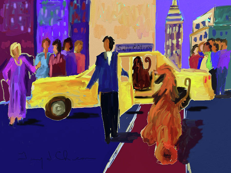 Taxi Painting by Terry Chacon