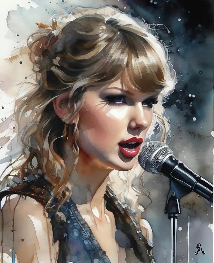 Taylor Swift Digital Art By Amanda Poe Fine Art America