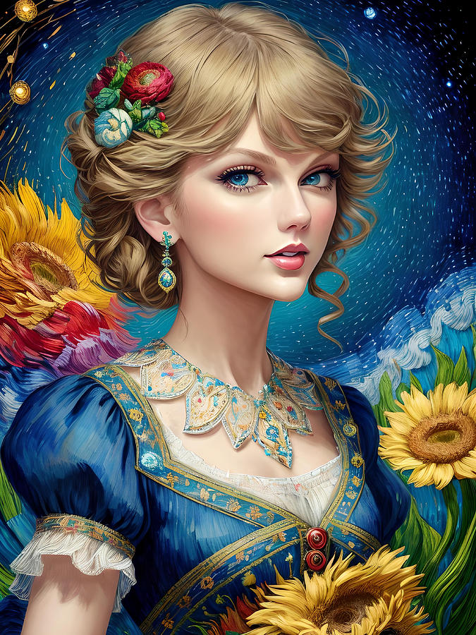 Taylor Swift Digital Art by Bliss Of Art - Pixels