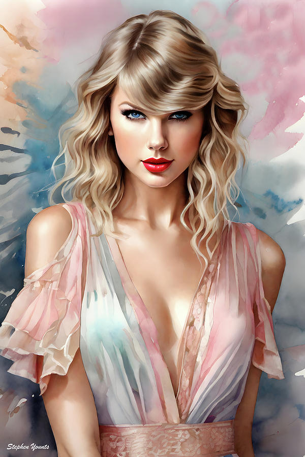 Taylor Swift #3 Digital Art by Stephen Younts
