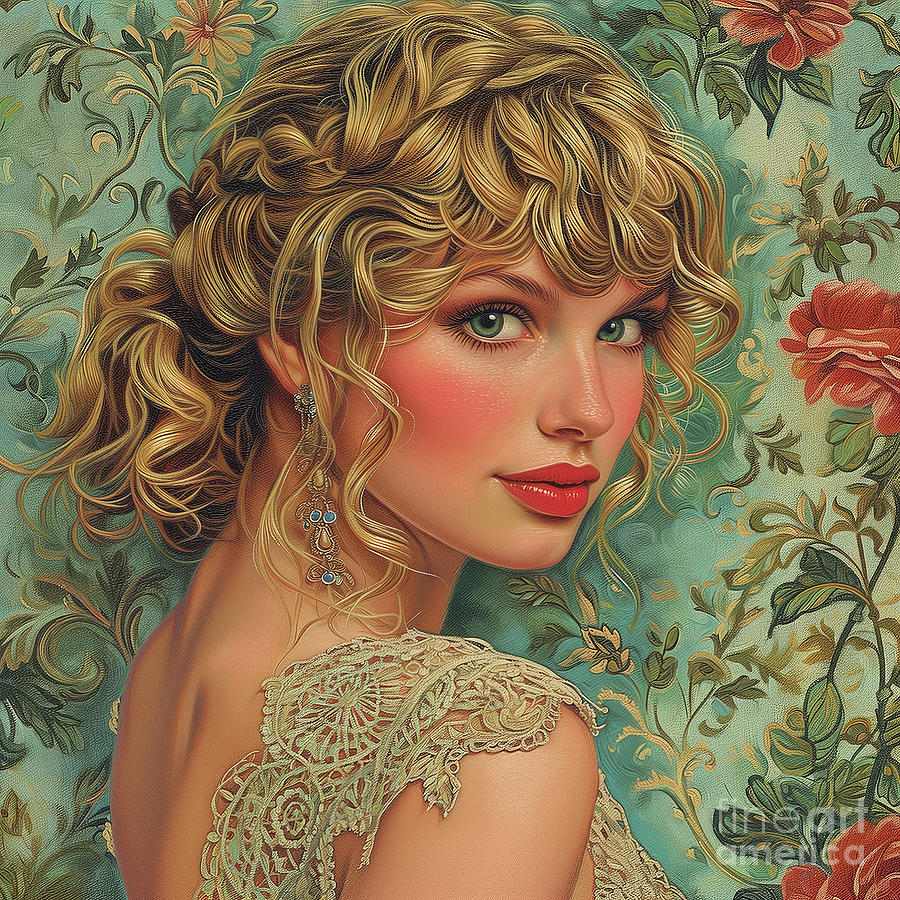 Taylor Swift Painting by Tina LeCour