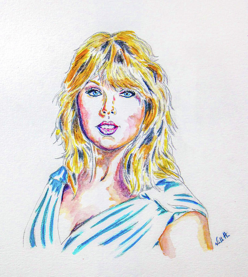 Taylor Swift Painting by William Hylton - Fine Art America