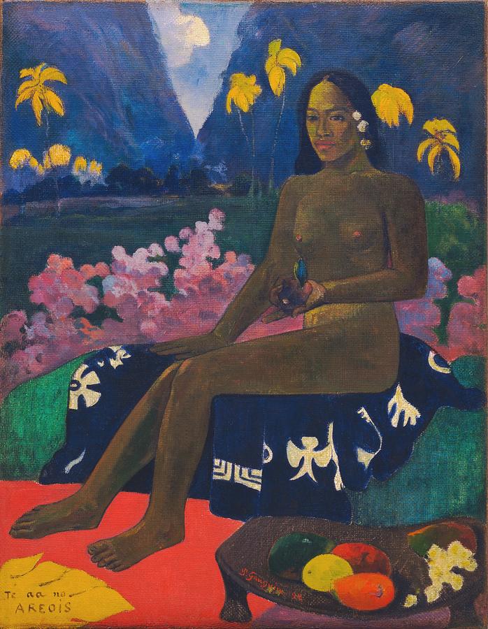 Nature Painting - Te Aa No Areois The Seed of the Areoi by Paul Gauguin  by Celestial Images