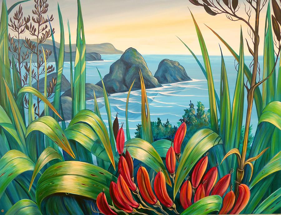 Coastal Painting - Te Henga by Irina Velman