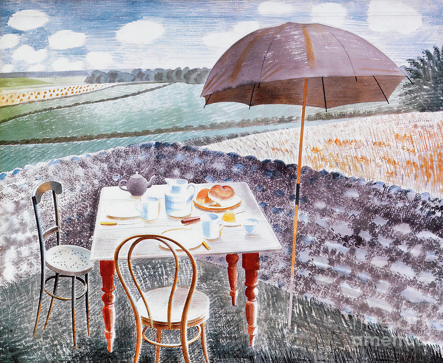 Tea At Furlongs by Eric Ravilious Photograph by Jack Torcello