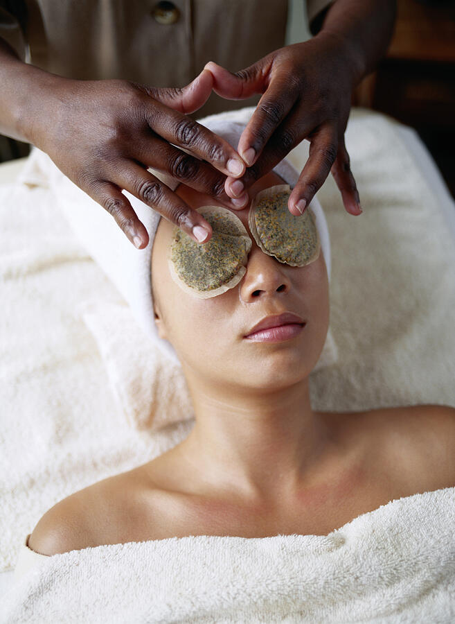 Tea Bag Facial Photograph by Steve Mason Tea Bag Facial Photograph by Steve Mason
