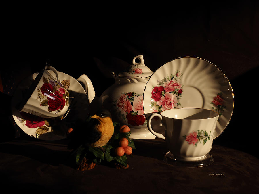 Tea Bird Set Photograph by Richard Thomas