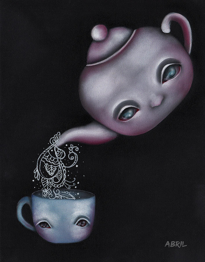 Tea for one Painting by Abril Andrade