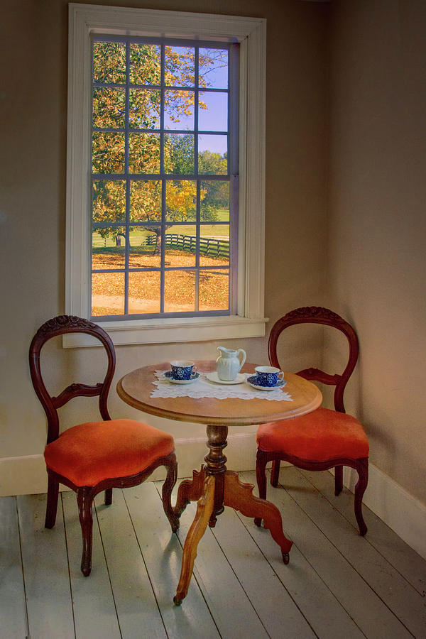 Tea for Two - Cozy Corner Photograph by Mitch Spence