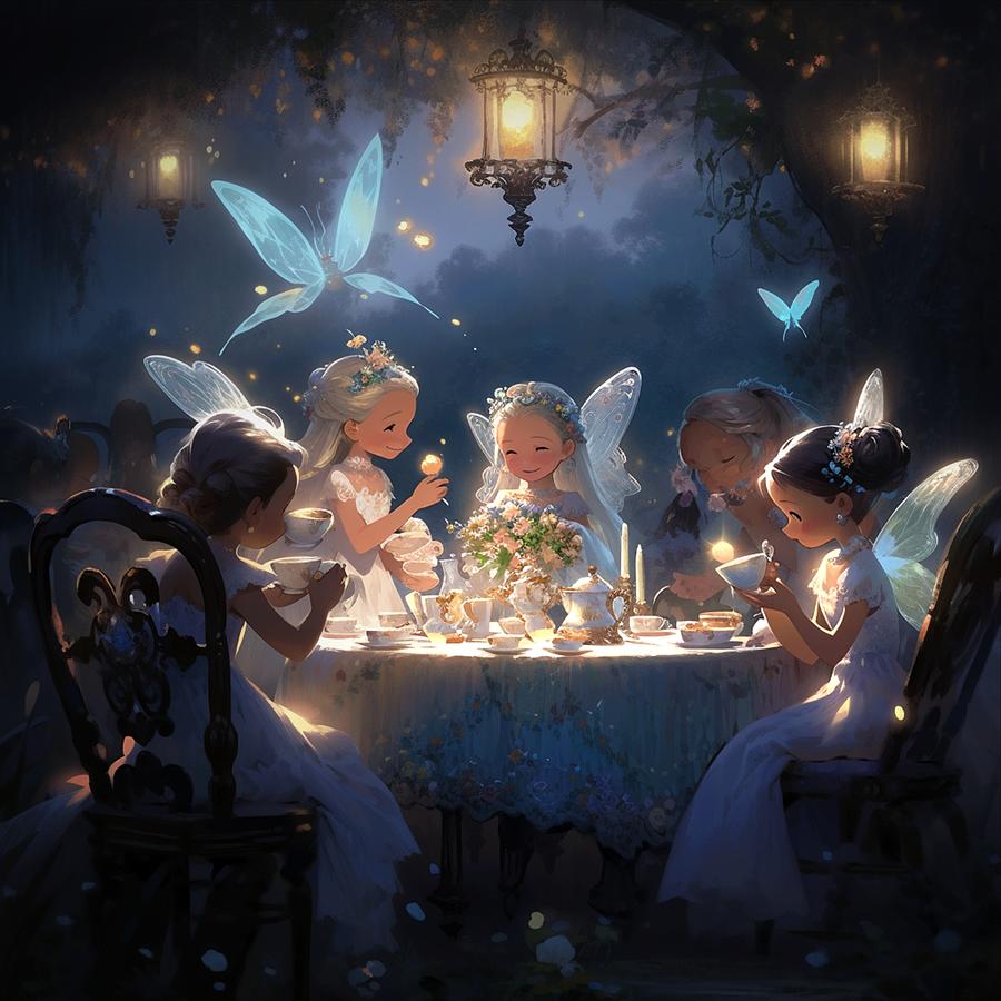 Tea Party Digital Art by Dawn Van Doorn - Fine Art America