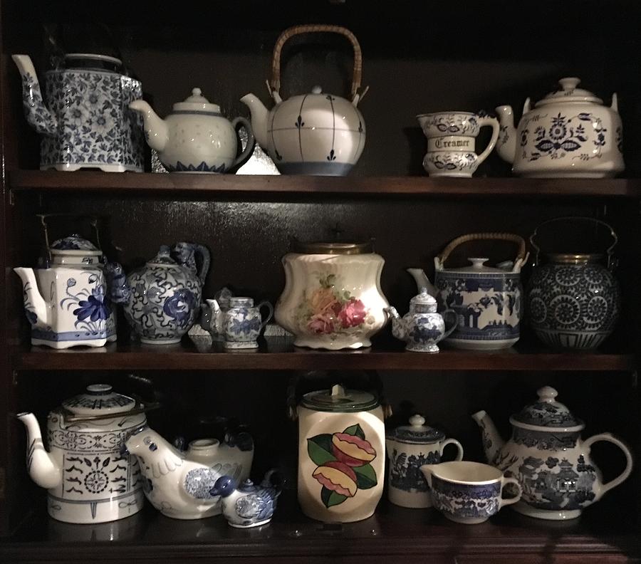 Tea pots and Bisquit jars Photograph by Annika Farmer