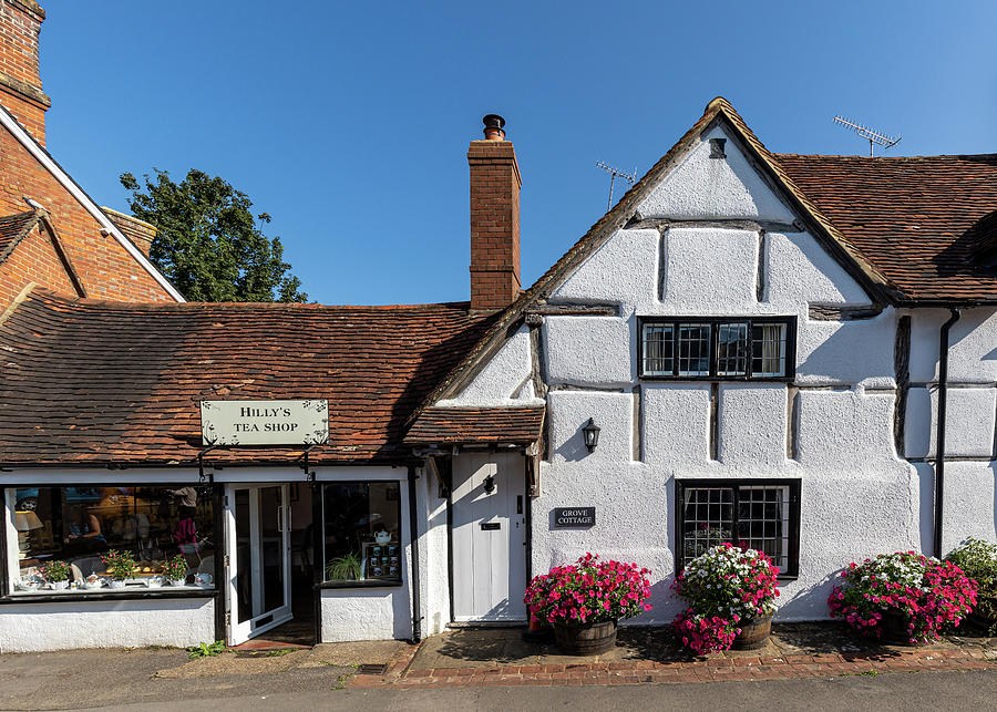 Tea rooms in Shere  Photograph by Shirley Mitchell