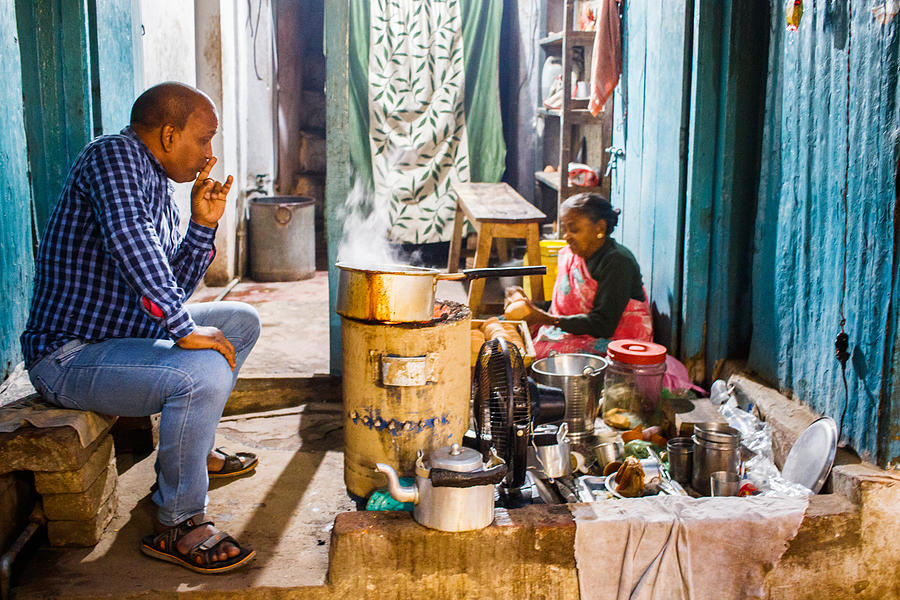 Tea Shop At Varanasi Photograph by Dilwar Mandal