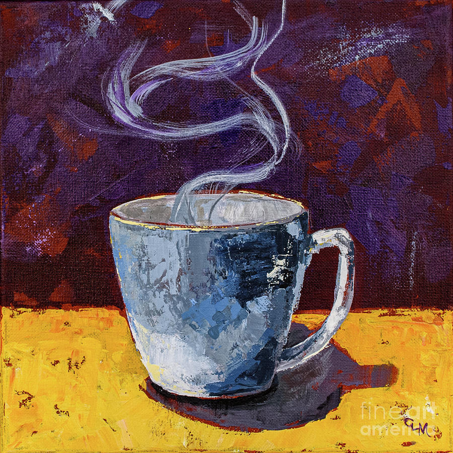 Tea Time Painting by Cheryl McClure