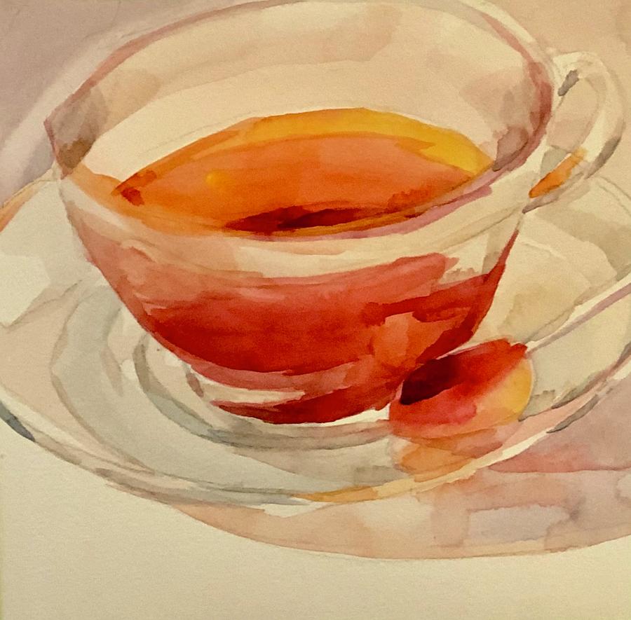 Tea Time Painting - Tea Time  by Jo Mackenzie