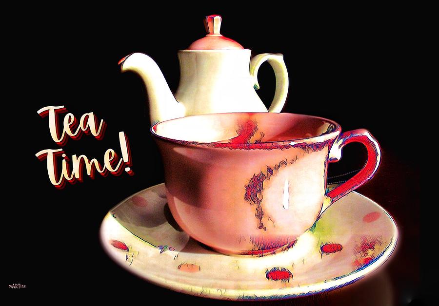 Tea Time Digital Art