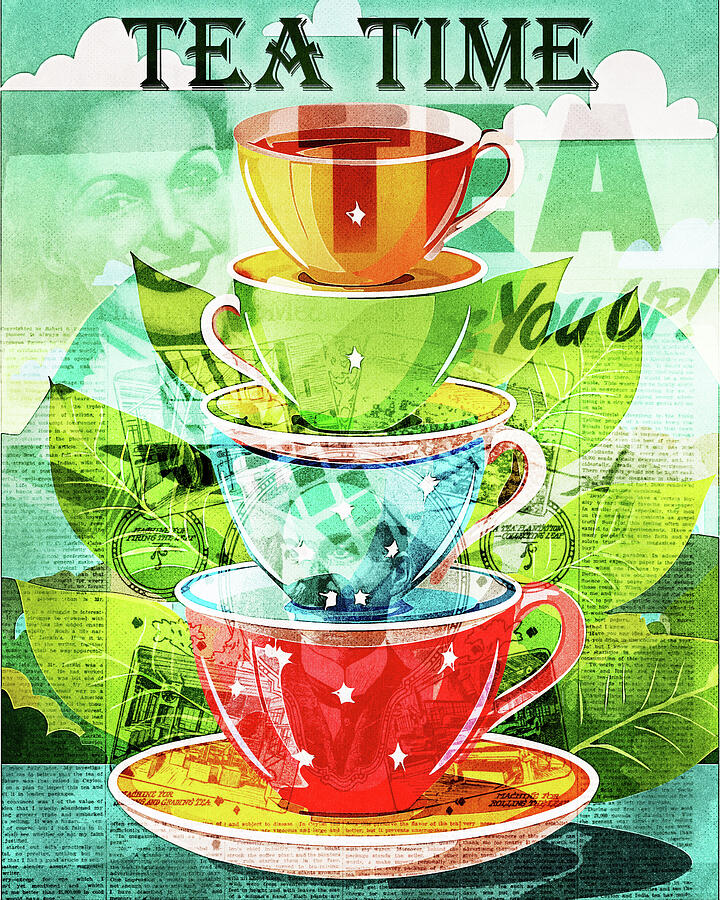 Tea Time Mixed Media Mixed Media by Dan Sproul Tea Time Mixed Media Mixed Media by Dan Sproul
