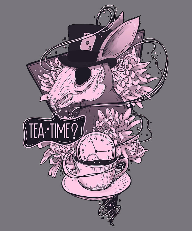 Tea time rabbit Digital Art by Joe Voelker - Fine Art America