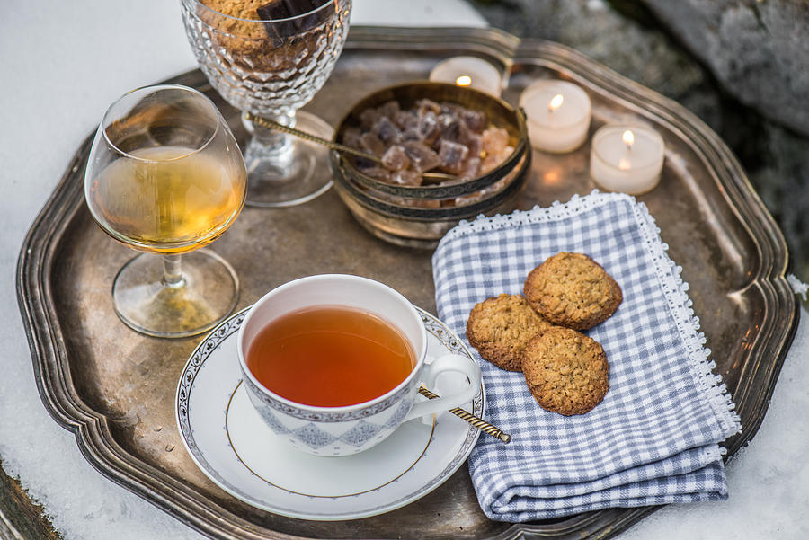 Tea tray Photograph by Veronika Roosimaa