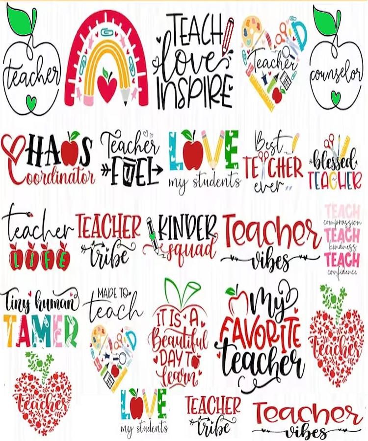 Teacher Appreciation Svg, Funny Svg, School, Teacher, Shirt Svg Digital ...