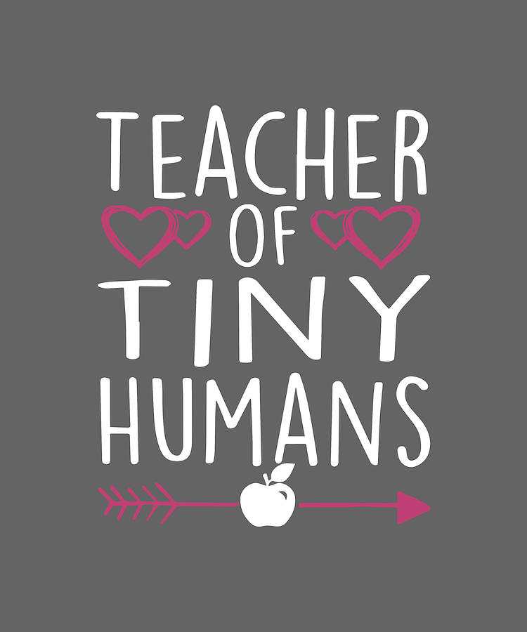 Teacher Of Tiny Humans Apple White And Black For Mens Or Womens Math ...