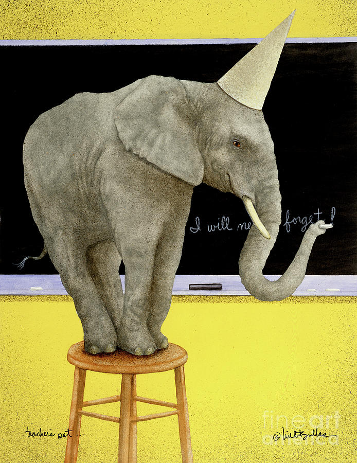 Will Bullas Painting - Teachers Pet... by Will Bullas