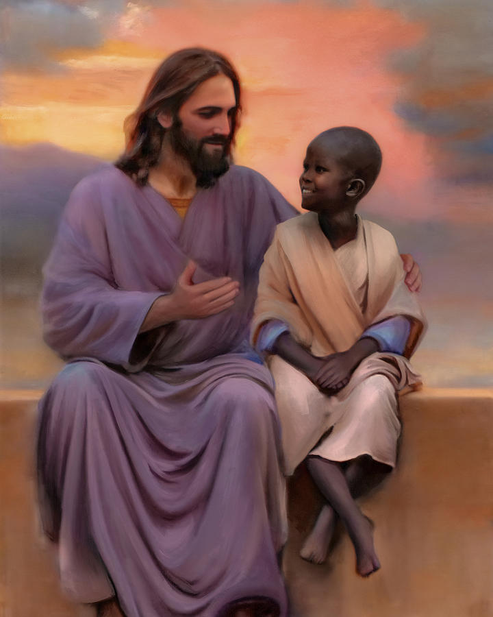Jesus Christ Painting - Teachings of Jesus by Brent Borup