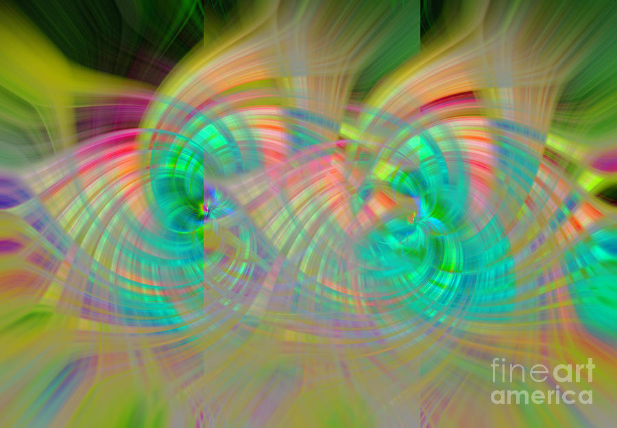 Teal Abstract Photograph by Cathy Donohoue
