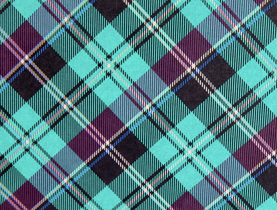 teal and purple pattern