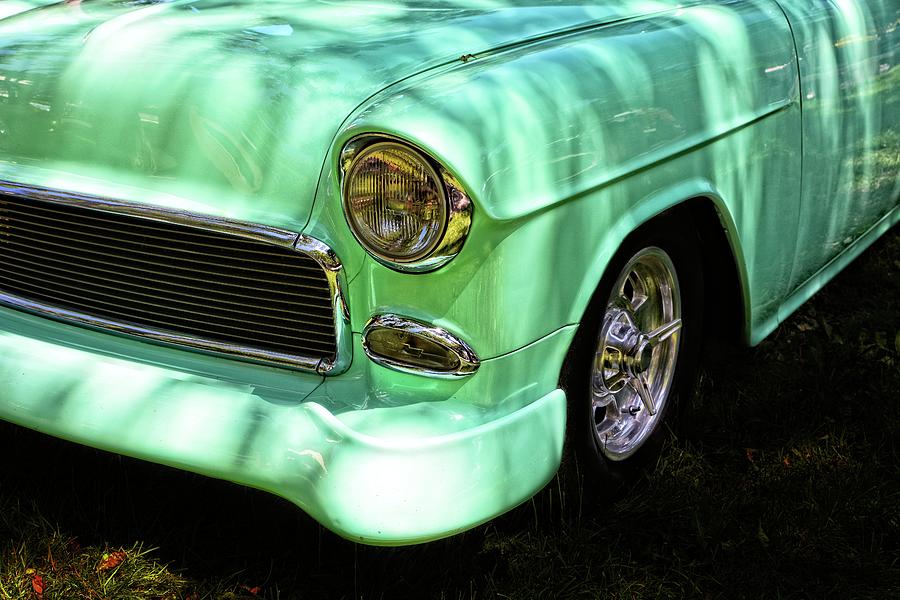 Teal Classic Car Photograph by Maggy Marsh