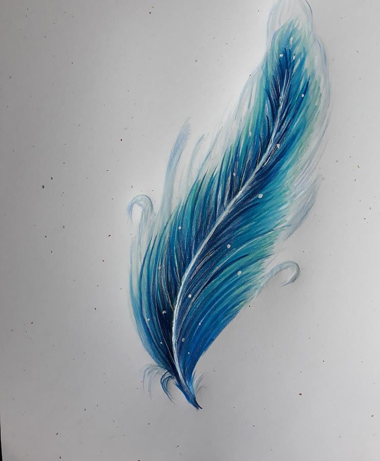 feather sketch