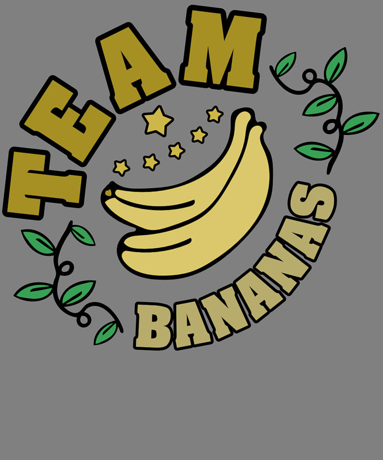 Team Banananas Lover Banana Clip Art Digital Art By Stacy Mccafferty