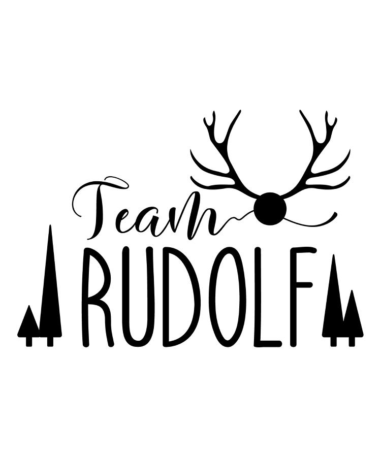 Team Rudolf Merry Christmas Gifts Digital Art by Caterina Christakos