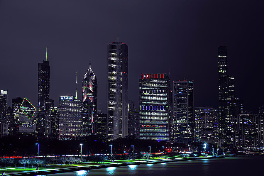 Team USA Chicago Skyline Photograph by Andrew Palmer - Fine Art America