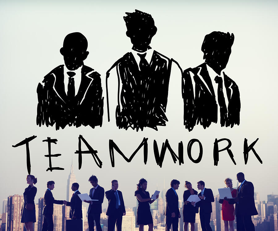 Teamwork Group Collaboration Organization Concept Photograph by Rawpixel