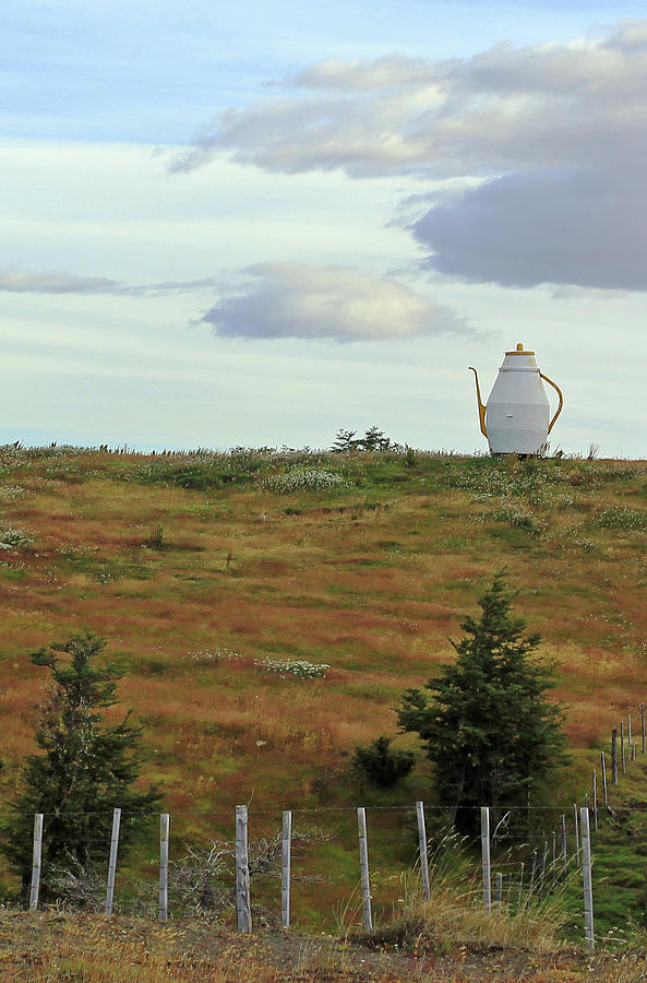 Teapot On A Hill Photograph by Jennifer Robin