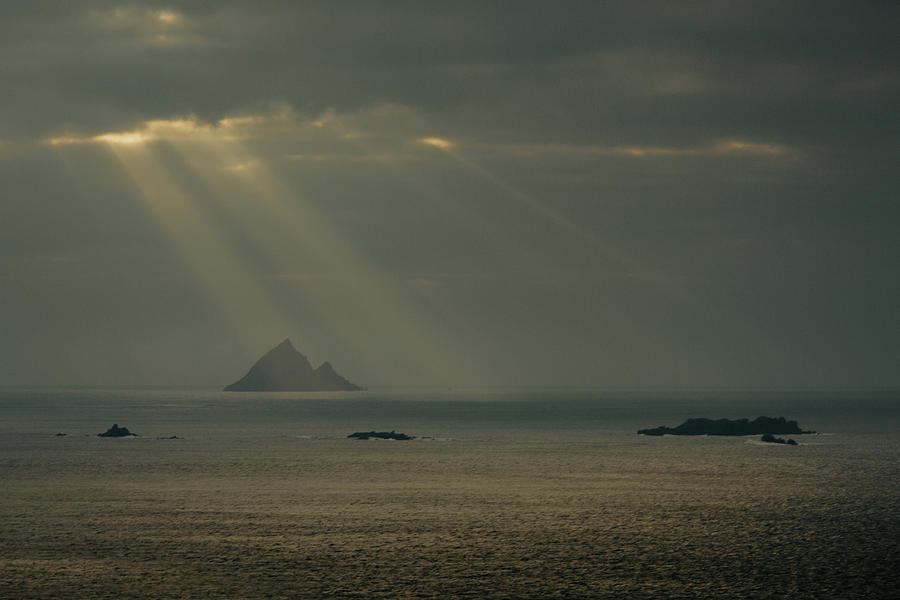 Tearaght Island Beams Photograph by Mark Callanan