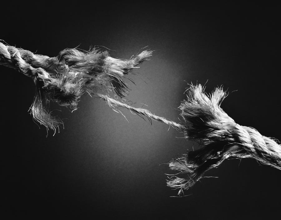 Tearing Rope Photograph by Andy Sotiriou