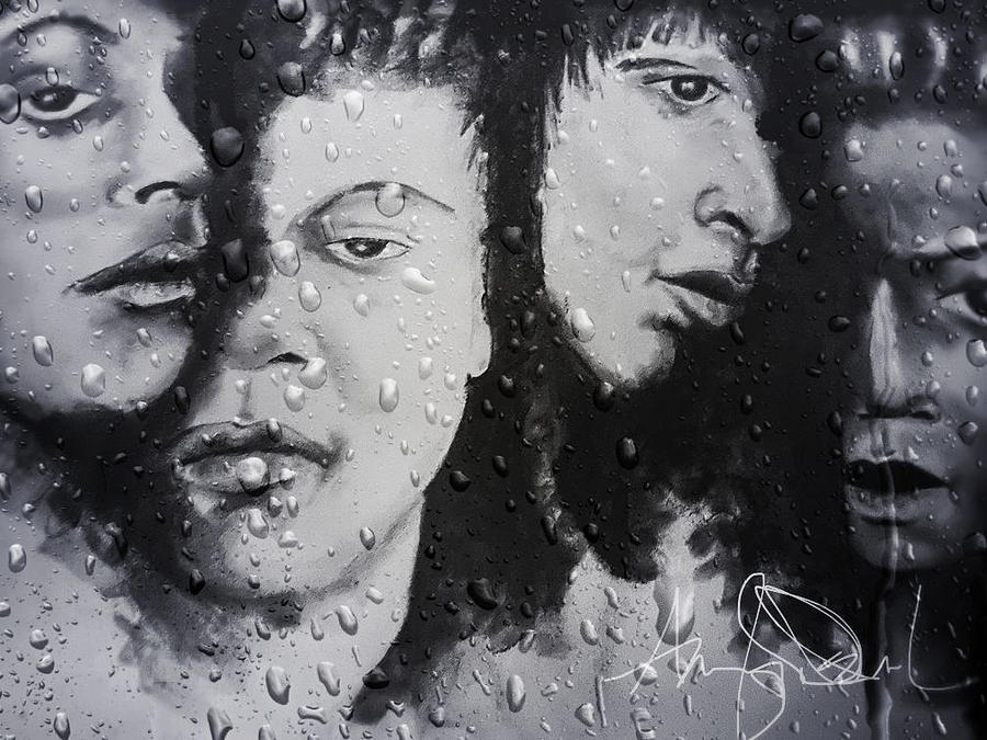 Tears for Fears Mixed Media by Angie ONeal