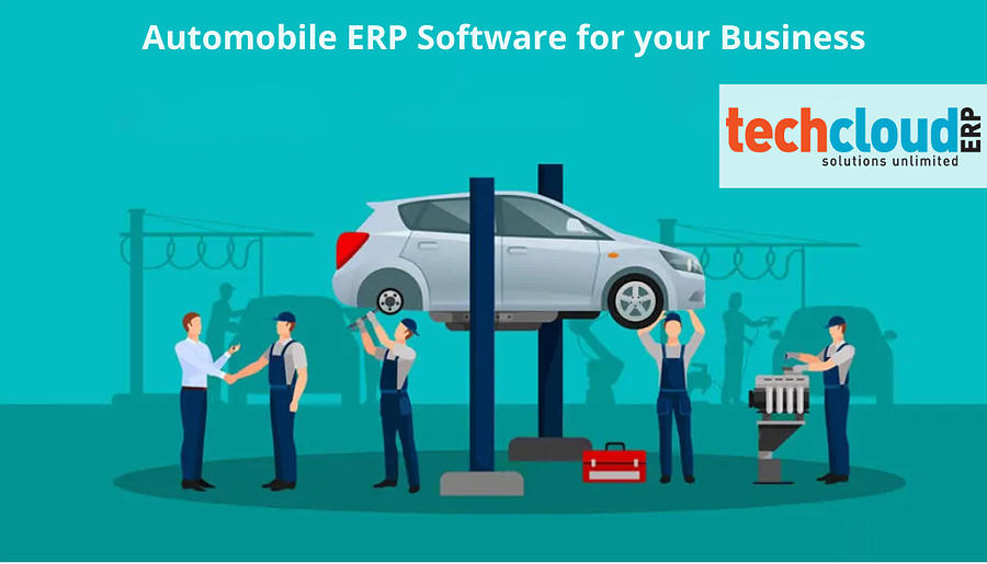 Tech Cloud ERP's Automobile ERP Software for your business Mixed Media ...