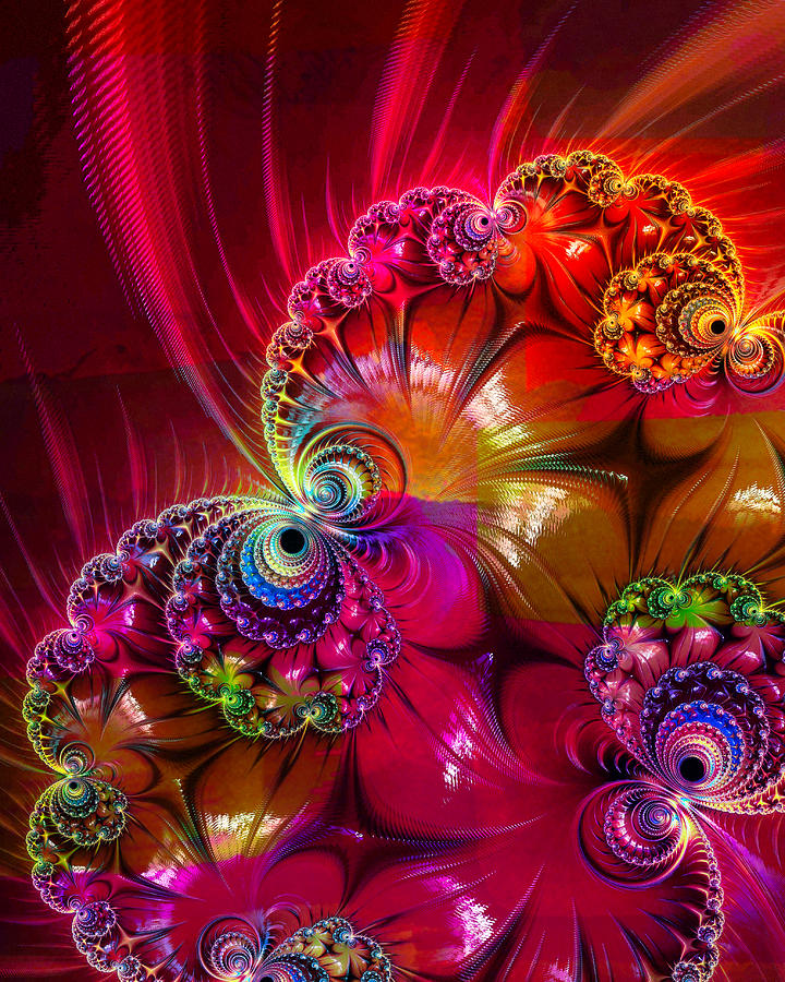 Technicolor Digital Art by Don Wright