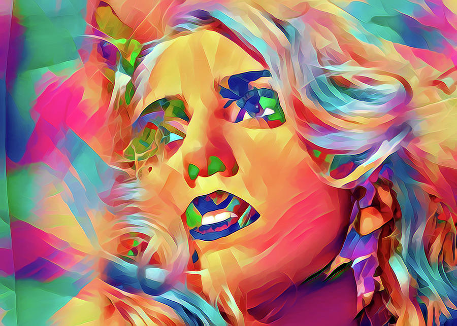Technicolor Gaga Photograph by Ricky Barnard