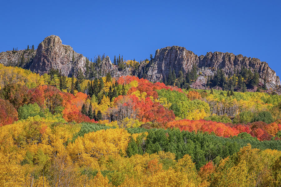 Technicolor Mountain Photograph by Jack Clutter