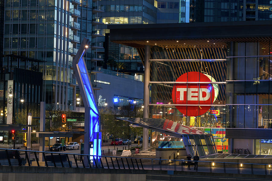 TED at the Vancouver Convention Center Photograph by Michael Russell