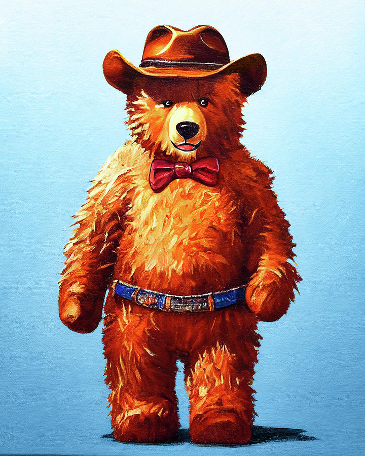 Teddy Bear Cowboy Photograph by Mark Tisdale
