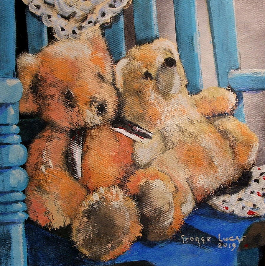 Star Wars Painting - Teddy Bears in a Rocking Chair by George Lucas