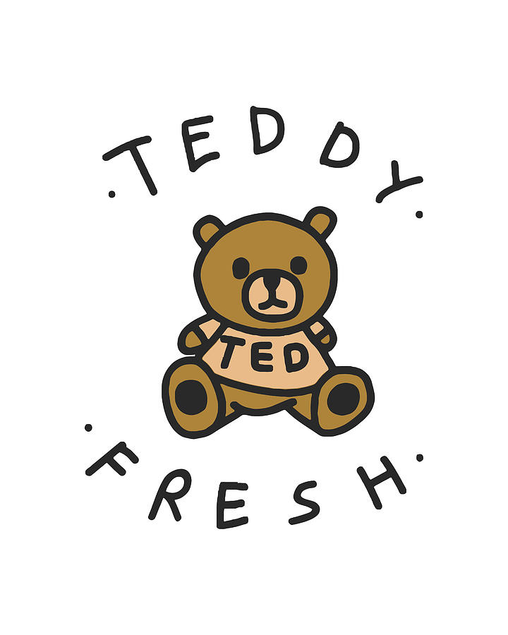Teddy Fresh Digital Art by Keely Sporer - Pixels