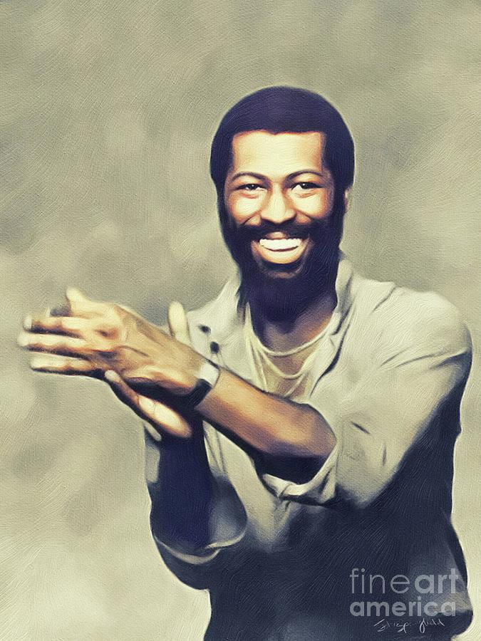 Teddy Pendergrass, Music Legend Painting by Esoterica Art Agency